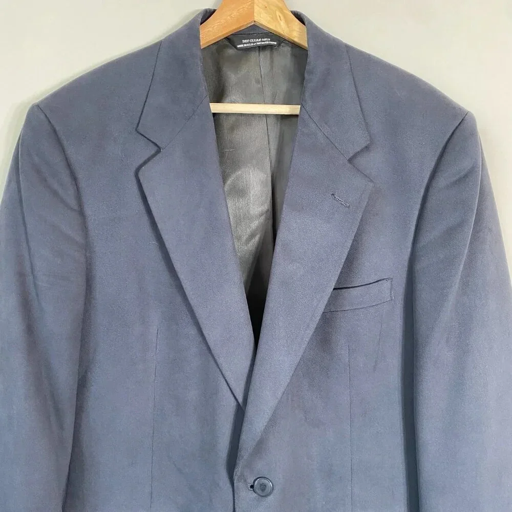 Halls Kansas City Sport Coat Dinner Jacket Blazer Men's Size 40R Gray Career
